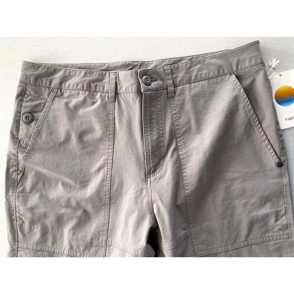 Vuori Sz 33 Barren Classic Fit Pant Gray Cotton Pockets Stretch Utility Casual - Picture 4 of 13